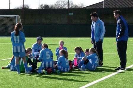 Bradley Stoke Youth FC Under-11 Girls.