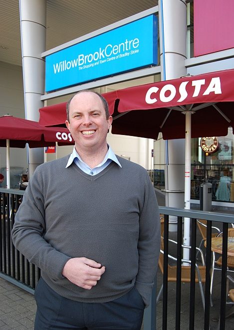 Andy Wynn, manager of the Willow Brook Centre in Bradley Stoke, Bristol.