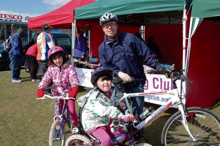 Family fun on the Easter Bunny Bike Ride around Bradley Stoke.