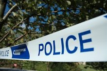 Police cordon tape.