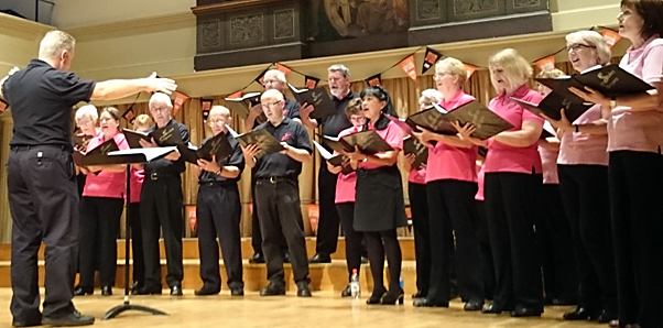 Stoke Singers perform at St George's, Bristol.