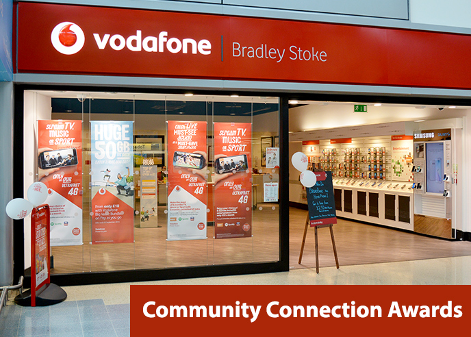 Vodafone Community Connection Awards, Bradley Stoke, Bristol.