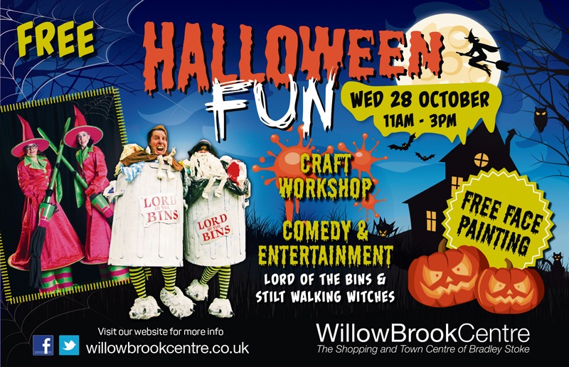 Halloween Fun at the Willow Brook Centre, Bradley Stoke.