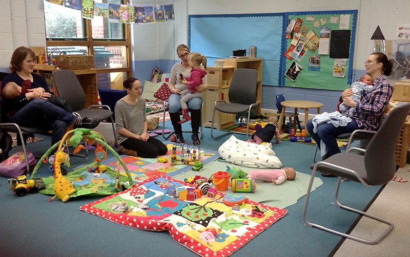 A meeting of Bradley Stoke Breastfeeding Group.