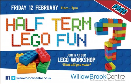 Half-term Lego fun at the Willow Brook Centre, Bradley Stoke.