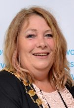 Cllr Elaine Hardwick, elected Mayor of Bradley Stoke in May 2016.