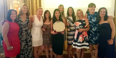 Bradley Stoke Netball Club - winners of the Plate competition at a tournament in La Manga, Spain.