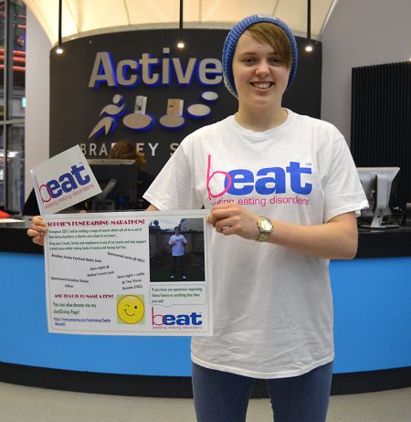 Anorexia survivor Sophie Mitchell, who is embarking on a year of fundraising for the Beat charity.