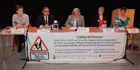Education funding debate at Abbeywood Community School on 16th May 2017.