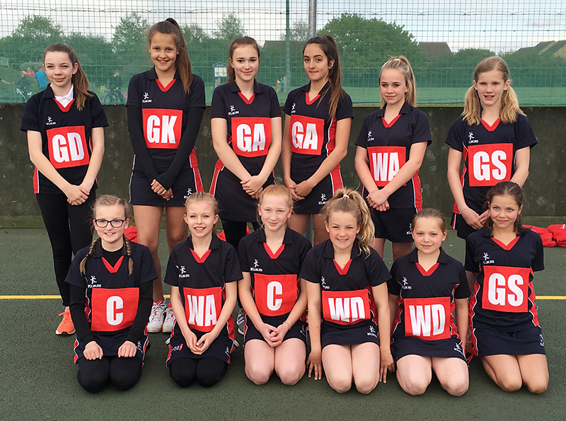 Bradey Stoke Junior Netball Club U12s.