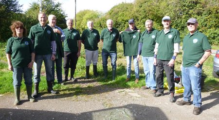 Photo of Bradley Stoke Green Gym volunteers at The Common East.