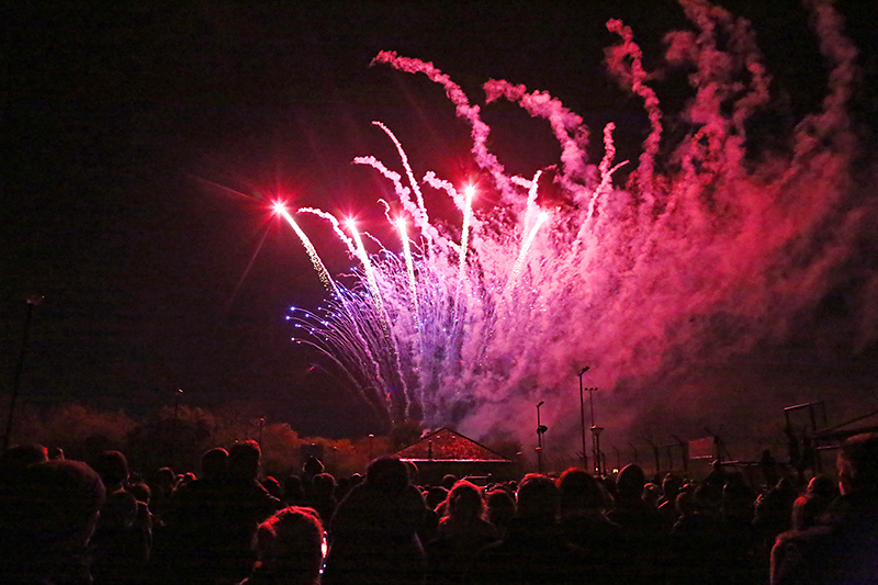 Bradley Stoke Town Council fireworks display.