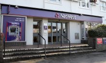 Photo of the outside of NatWest Bank, Winterbourne.