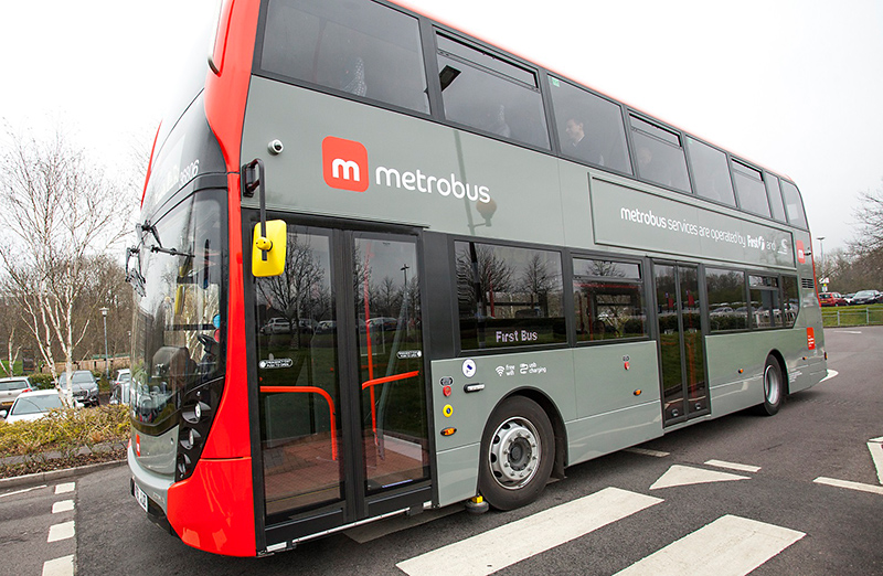 Photo of a Bristol MetroBus vehicle parked at Long Ashton Park & Ride.
