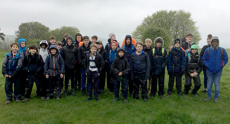 Expedition camp at 1st Bradley Stoke Scouts.
