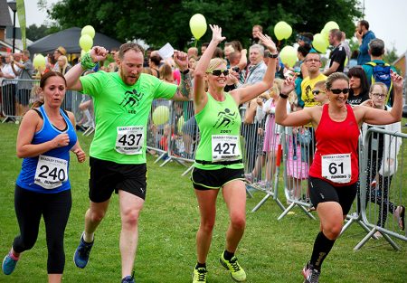 Finishers at the 2018 Bradley Stoke 10k Run.