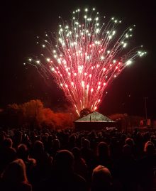 Bradley Stoke fireworks display 2018.