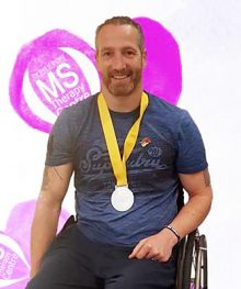 Photo of 2018 Invictus Games silver medallist Jeff Robinson.