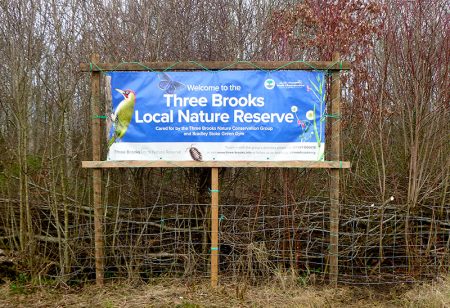 Photo of TBNCG banner displayed on Bradley Stoke Way.