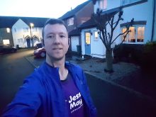 Photo of Steve Wiltshire in running gear.