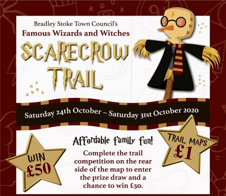 Poster promoting the Scarecrow Trail.