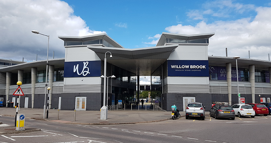 Photo of the Willow Brook shopping centre.